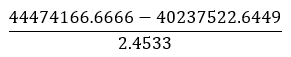 Weighted variance of areas Weighted variance of areas